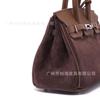 Platinum Bag Swift Leather and Suede 25/30CM Double Shoulder Strap Women's Bag Single Shoulder Messenger Versatile Fashion Handbag Bag