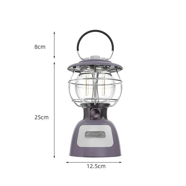 4000mAh Outdoor Camping Light Portable LED Ceiling Light Rechargeable Emergency Lighting Infinite Dimming Tent Decorative Light