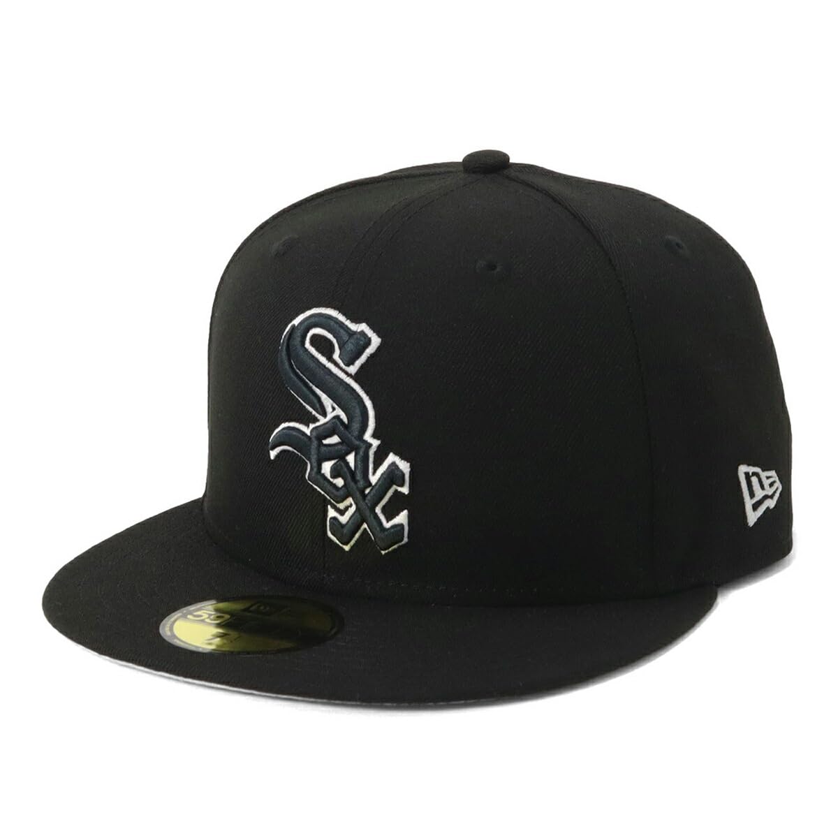 

New Era 59FIFTY Cap by MLB Chicago White Sox Also UNDER VISOR hats for men and Also SOX 5950 SOX straight flat perfect for summer sun protection and