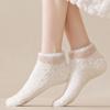 Non-slip Short Socks Coral Fleece Low Cuff Socks New Sleep Socks  Autumn Winter