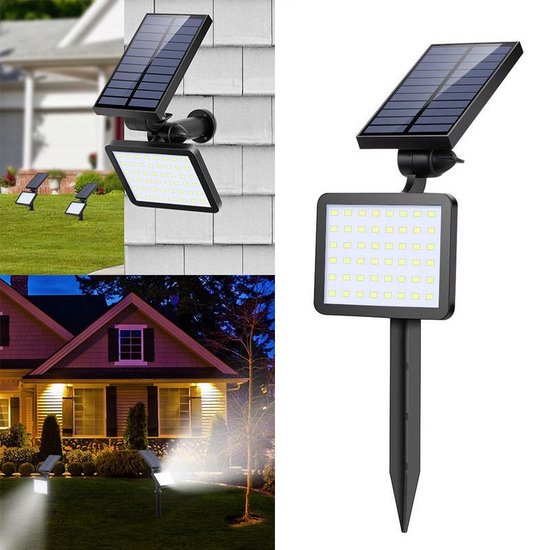 Outdoor 36LED Solar Power Garden Lamp Spotlight Lawn Landscape Waterproof Light