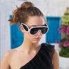 Integrated Large Frame Sunglasses Women'S Trendy Sports Cycling Sunglasses Men'S Glasses