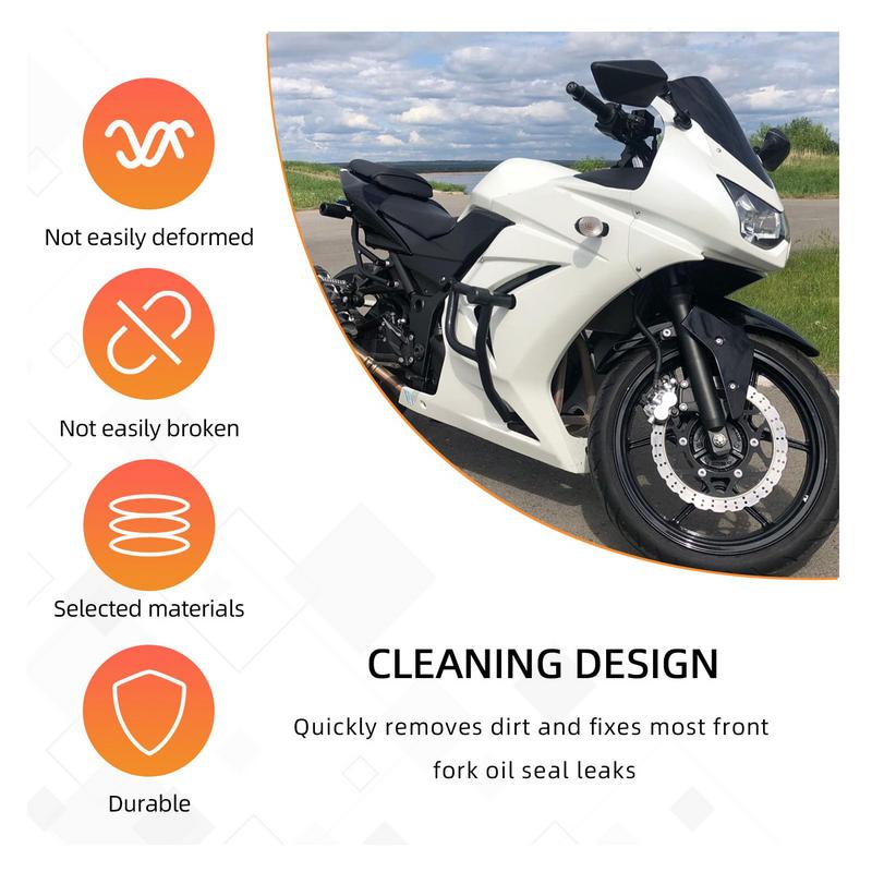 Motorcycle Fork Seal Cleaner Tool Motorcycle Front Fork Seal Saver Tool Cleaning Shock Repairing Absorber Tool Motorcycle Fork