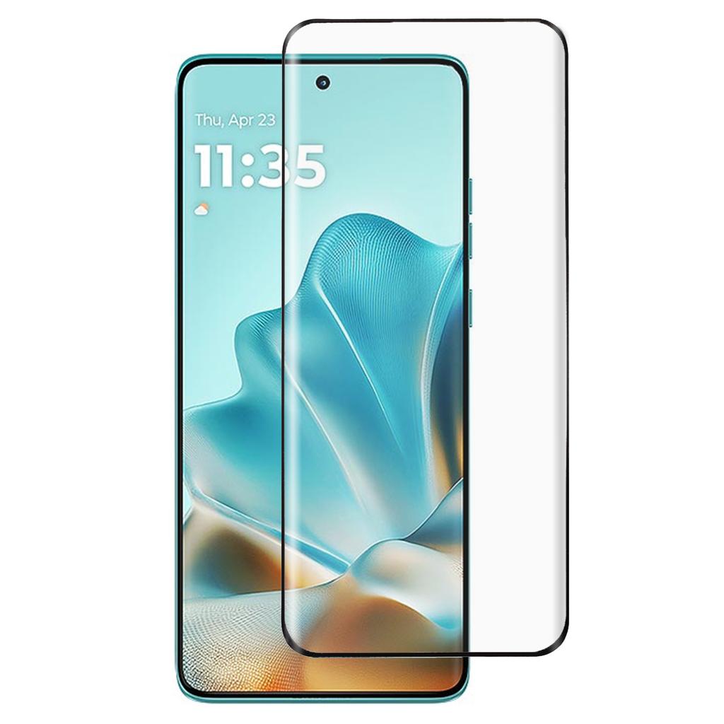 For Motorola Edge 60 5G/60 Fusion 5G/Edge 60 Pro 5G/Edge 60S 5G Screen Protector Black Edge Full Glue Curved Tempered Glass Clear Film