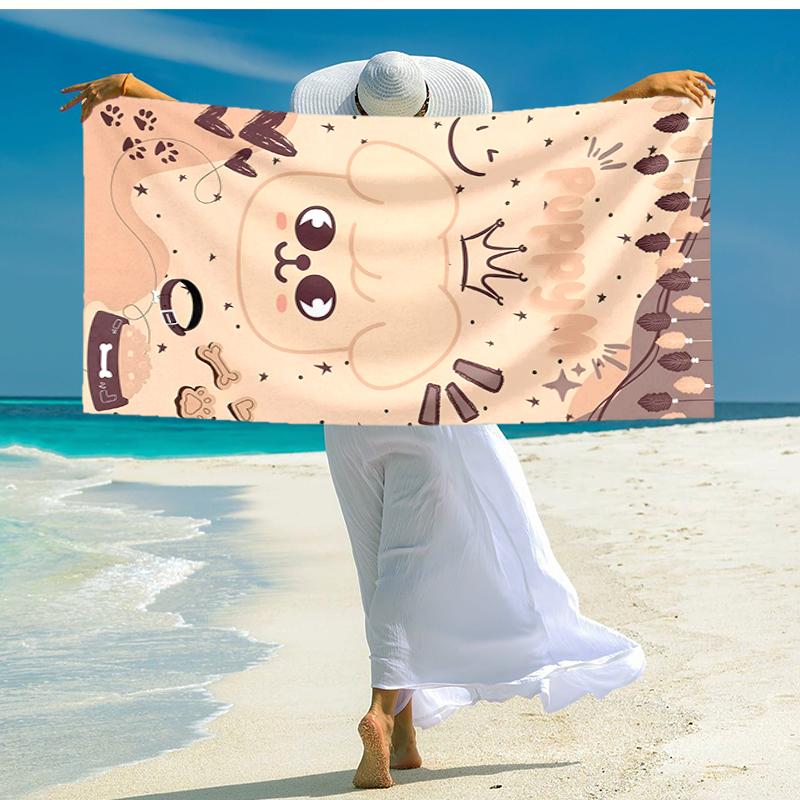1pc Kpop Team8 Beach Towel, Comfortable and Thick, and Swimming/Bath/Picnic/Camping Towel, Suitable for Seaside Beaches