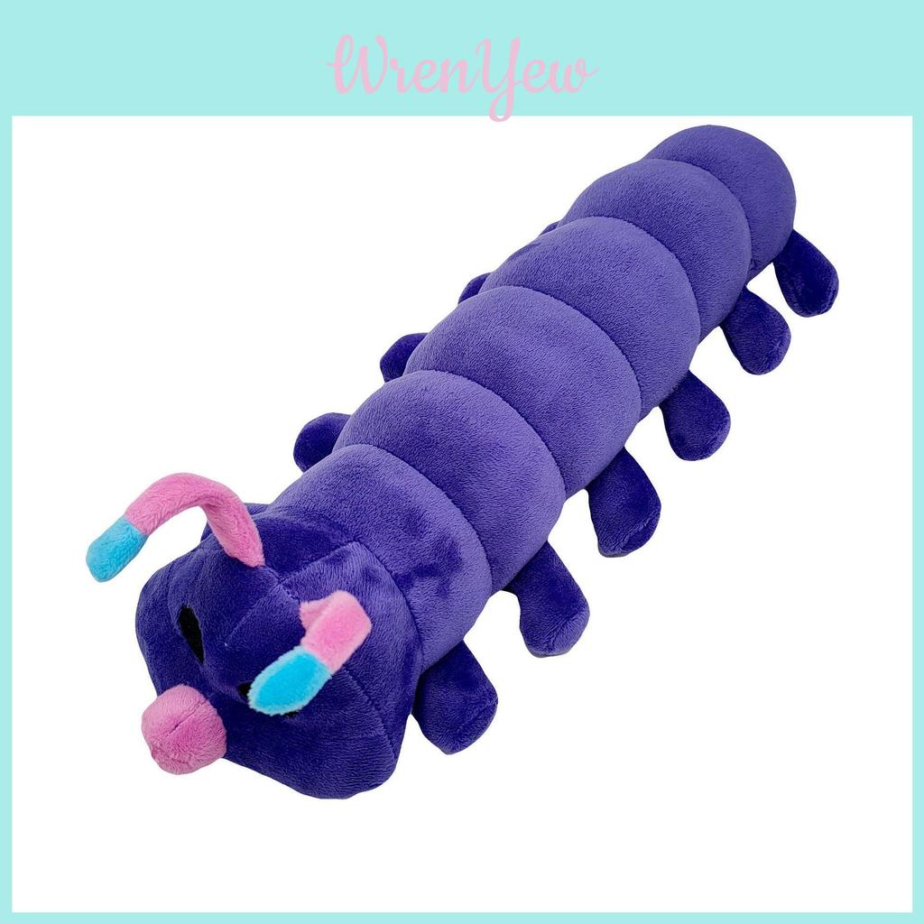 Luxurious 37cm Poppy Playtime Caterpillar Plush Toy Huggy Wuggy Purple Doll