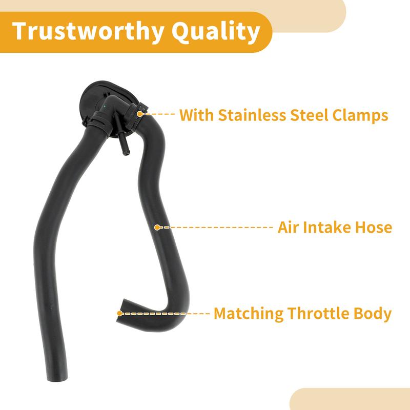 X Autohaux Engine Air Intake Hose for Mercedes-Benz W222 S CLASS V6 V8 14-19 No.A2228303696