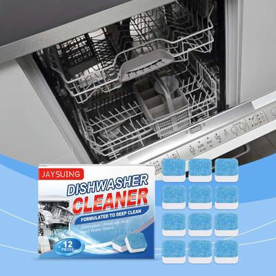 Dishwasher Cleaning Foaming Tablets Remove Grease and Limescale Household Kitchen Dishwasher Cleaning Odor