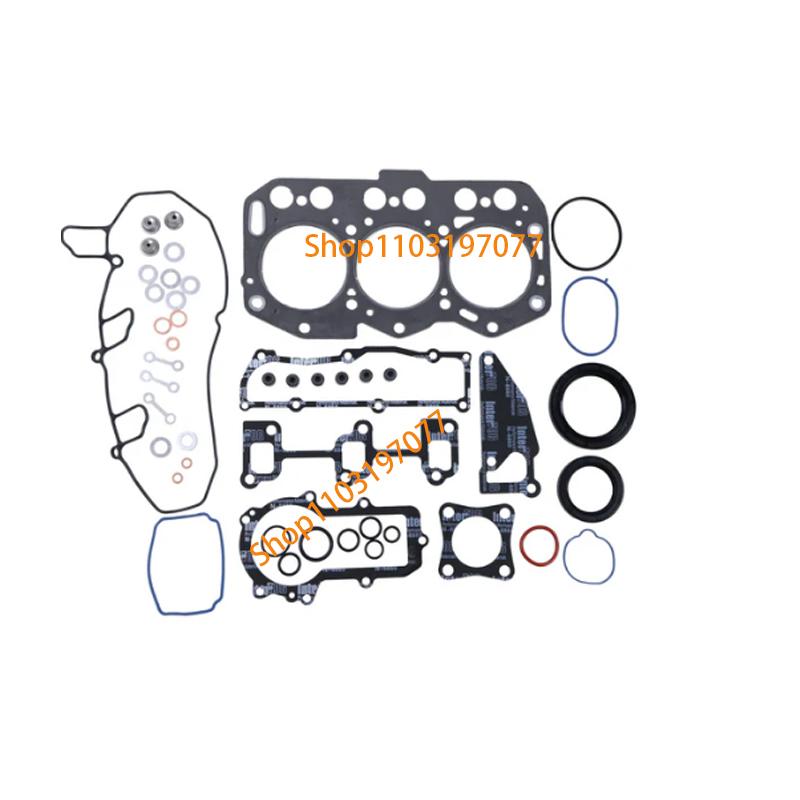 3TNV76 Full Gasket Kit Set For Yanmar Engine With Cylinder Head Gasket Overhaul Rebuild Kit Piston Ring