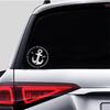 Reflektierendes Ankerhakenmuster Autoaufkleber Lustige Selbstklebende Wasserdichte Vinyl-Aufkleber Motorrad Auto Dekorationszubehör