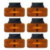 10/8/6/4pcs 12V 24V LED Side Marker Light Car External Lights Squarde Warning Tail Light Signal Lamp Auto Trailer Truck Lorry