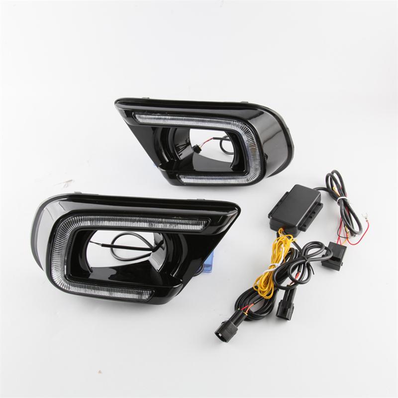 LED Daytime Running Light DRL Fog Light White Yellow Blue Driving Light For Dodge Journey 2013 2014 2015 2016 2017