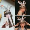 Indian Headdress Feather Headband for Children & Adults - Festival & Performance Costume