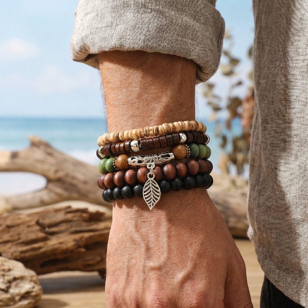 Bohemia Multi-Layer Bracelet Handmade Stretch Bracelet Fashionable Retro Bracelet  Gift