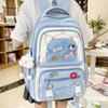 Cute little fresh schoolbag for female junior high school students, high , lightweight and large capacity travel backpack, versatile student backpack.