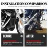 Universal Motorcycle Lower Chin Fairing Front Spoiler Black For Harley Touring Street Glide 1996-2017 Softail FXBRS Dyna 04-2017