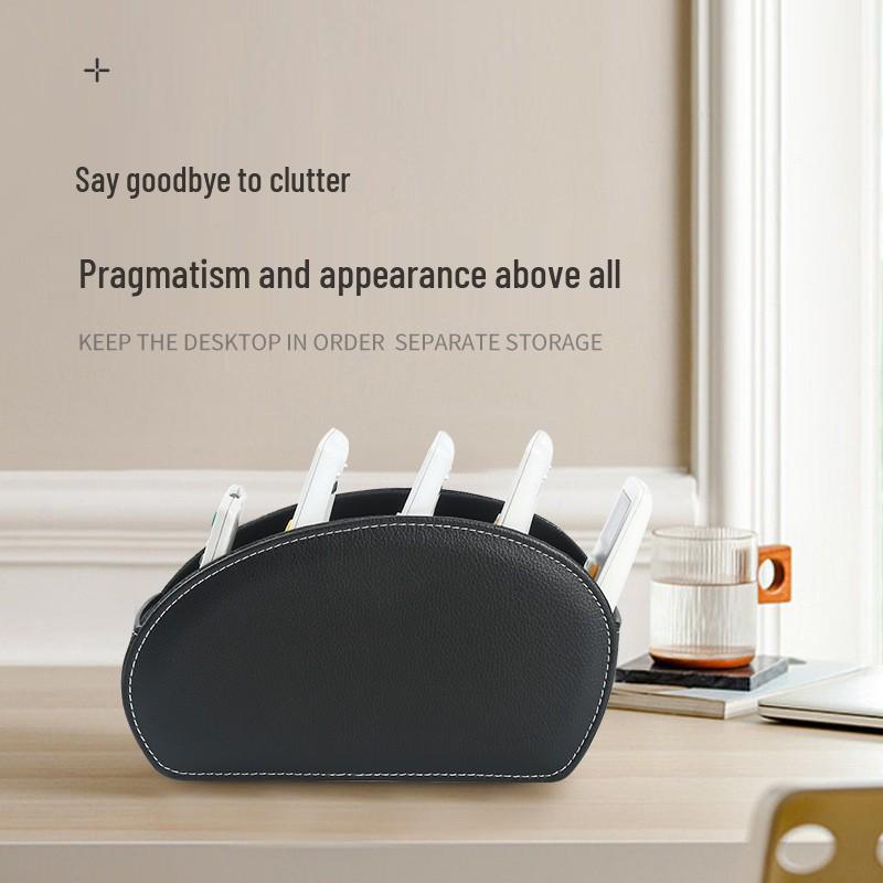 In Stock: Beige Home Multifunctional Storage Box - Five-Layer Organizer for Remote Controls & Cosmetics