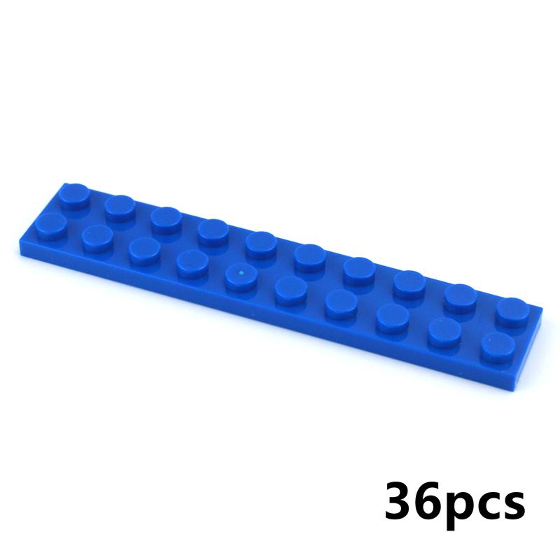 DIY Building Blocks Thin Figures Bricks 2x6 2x8 2x10 Dots Colorful Educational Creative Size Compatible all brand Toys for Kids