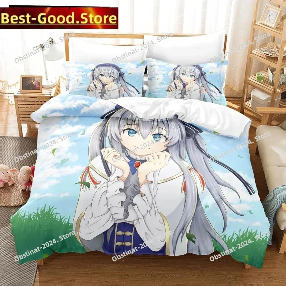 3D Anime Seirei Gensouki Printed Bed Set Duvet Cover Pillowcase Bedding Set Bed Linen Sheet Quilt Cover Full Queen King Size