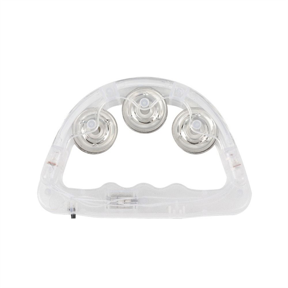 Noisemakers LED Tambourine Glowing Hand Rattle Bell Flashing Tambourine  Christmas Festivals