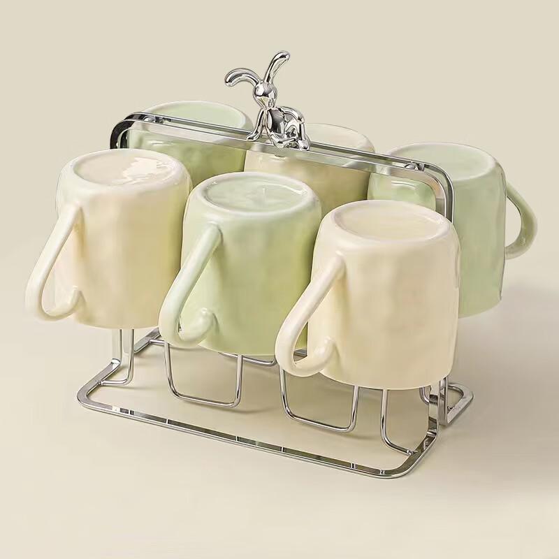 Naijiang Creamy Style Ceramic Tea & Water Cup Set