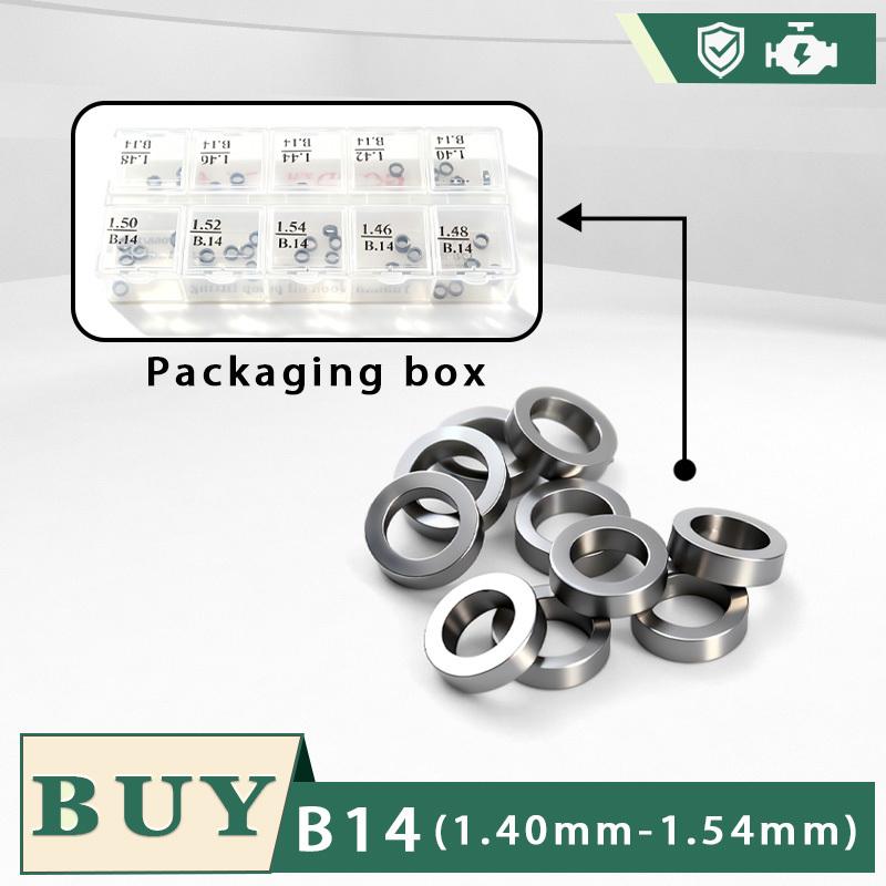 B41 50 Pieces/Box Automotive Engine Parts Fuel Injector Adjustment Gasket B12 B15 B11 B14 B13 B16 B22 B25 B26 B48 B40 B31 LH1142