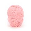 Crochet Yarn Soft SkinFriendly   Cotton Wool for Knitting   Children Clothes(Pink )