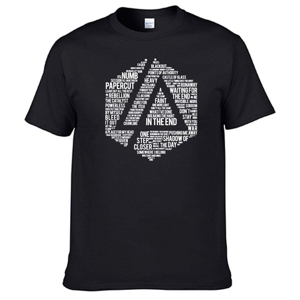 2026 Hot New Linkin Park Band Printed Graphic T-shirt Men's Short Sleeve T-shirt High Quality Women's Clothing Street Wear Casual Loose Tee Top