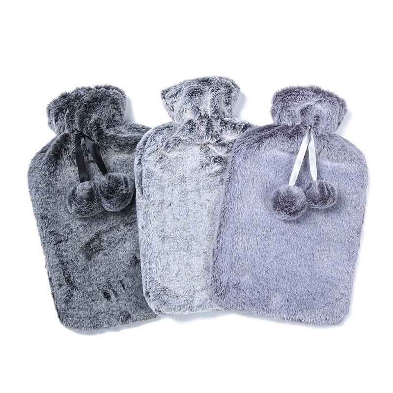 Cartoon Animal Plush Hot Water Bottle with Explosion-proof Liner - New Style for Students