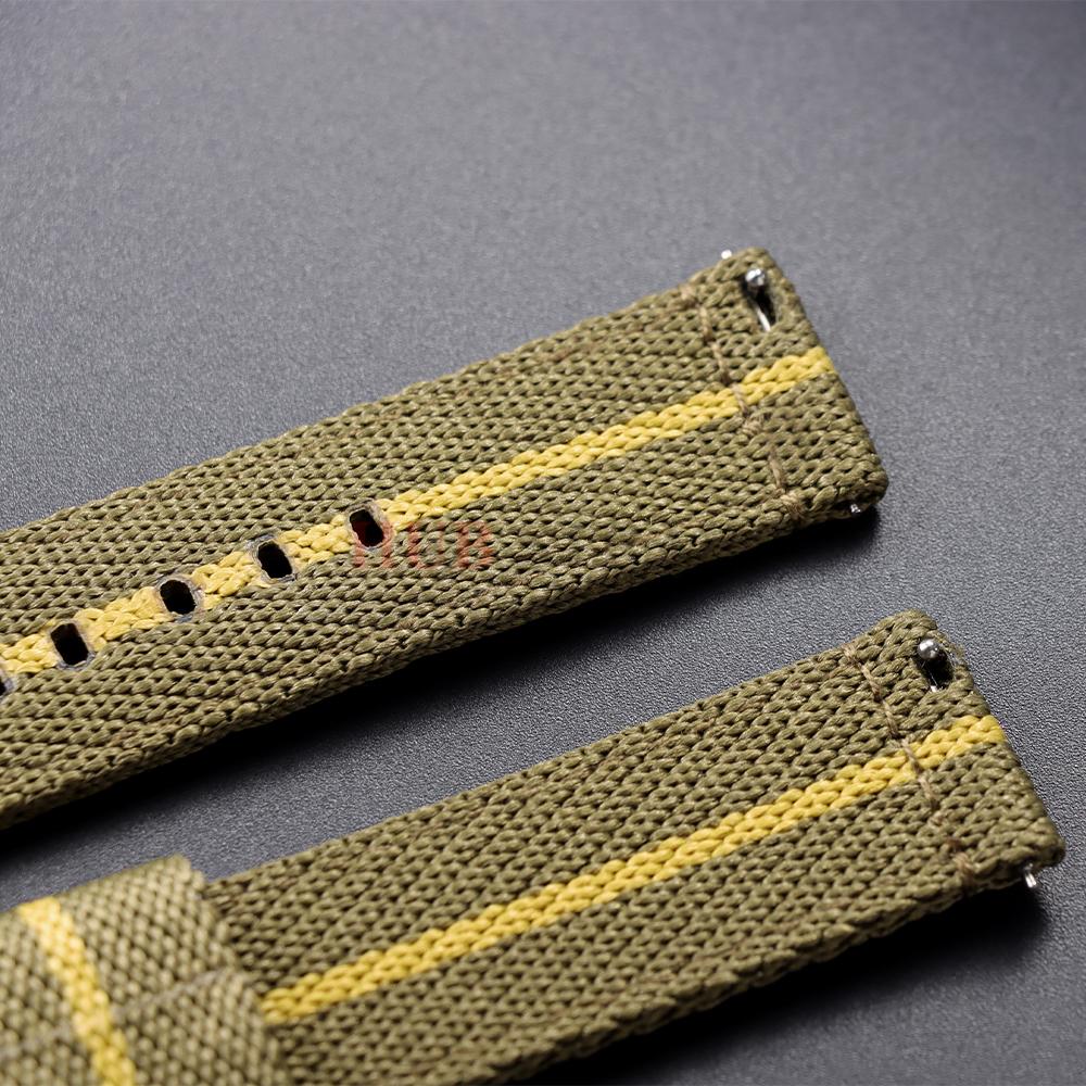 Nylon Strap 20 22mm for Tudor for Omega Watch Band  for Seiko Canvas Fabric Band Men Woven Military Sport Quick Release Bracelet