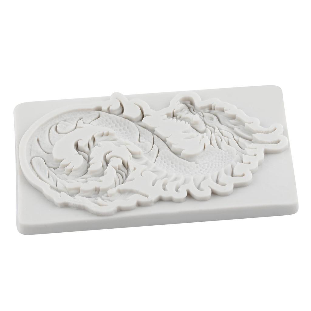 Dragon Silicone Mold Chinese Zodiac Dragon Fondant Molds Cake Decorating Tools Cupcake Topper Candy Sugar Craft Gum Paste Polymer Clay