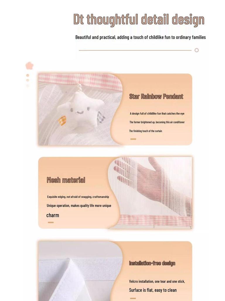 Duvara Monte Bebek Güvenli Klima Kalkanı: Tül Perde ile Doğrudan Darbeleri ve Tozu Önler