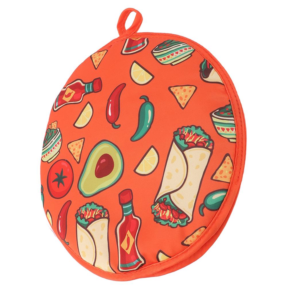 Tortilla Warmer Pouch 11.8 Inch Insulated Microwaveable Fabric Tortilla Keeper Holder for Corn and Flour