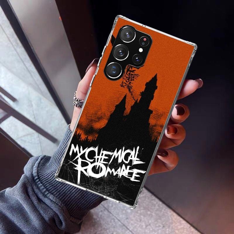My Chemical Romance MCR Phone Case For Samsung Galaxy S26 S25 Edge S24 S23 Ultra S22 Plus S21 S20 FE Soft TPU Back Cover Funda G