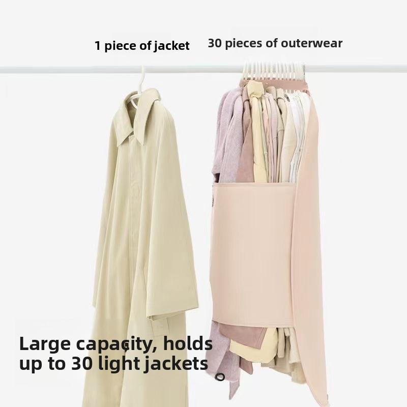 Clothes Storage Bag With Dustproof Cover For Wardrobe Organization