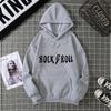Letter Print Women Sweatshirt Soft Casual Loose Vintage Female Hoodies Winter Warm Fleece Student Tops