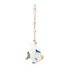 Jute Rope Wooden Pendant Mediterranean Sea Series Nautical Ornament  Home Decoration
