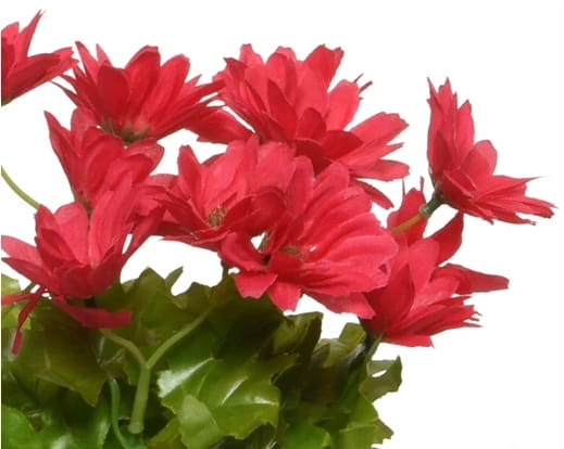 Artificial plant with a decorative polyester pot 11x20 cm