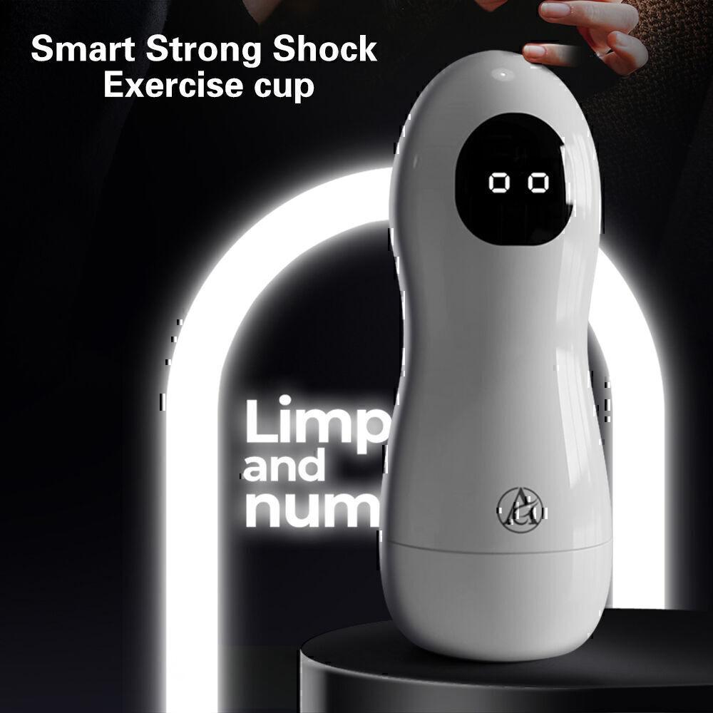Automatic Male Masturbator Cup Vibration Blowjob Real Vagina Pocket Pussy Vibrating Bullet Penis Oral Adults Sex Toys For Man