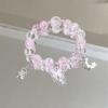 Colorful Crystal Beaded Fishtail Bracelet: Sweet, Fairy-Inspired Gift for Best Friend or Girlfriend - Perfect for May Day Outings