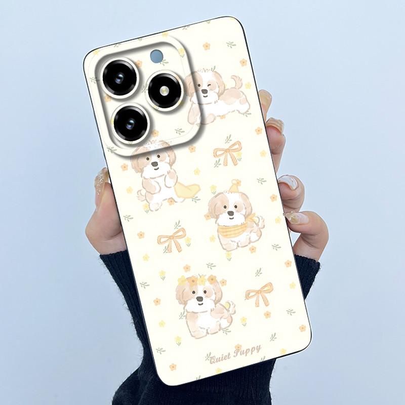 Case For Realme C61 C63 Cute Panda Sweet Girls Cats Silicone Soft Back Cover For Realme Narzo N63 2024 Bumper Protective Casing