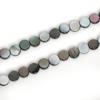 39cm Natural Black Disc Pearl Beads for Jewelry Making DIY Bracelet Necklace Earring