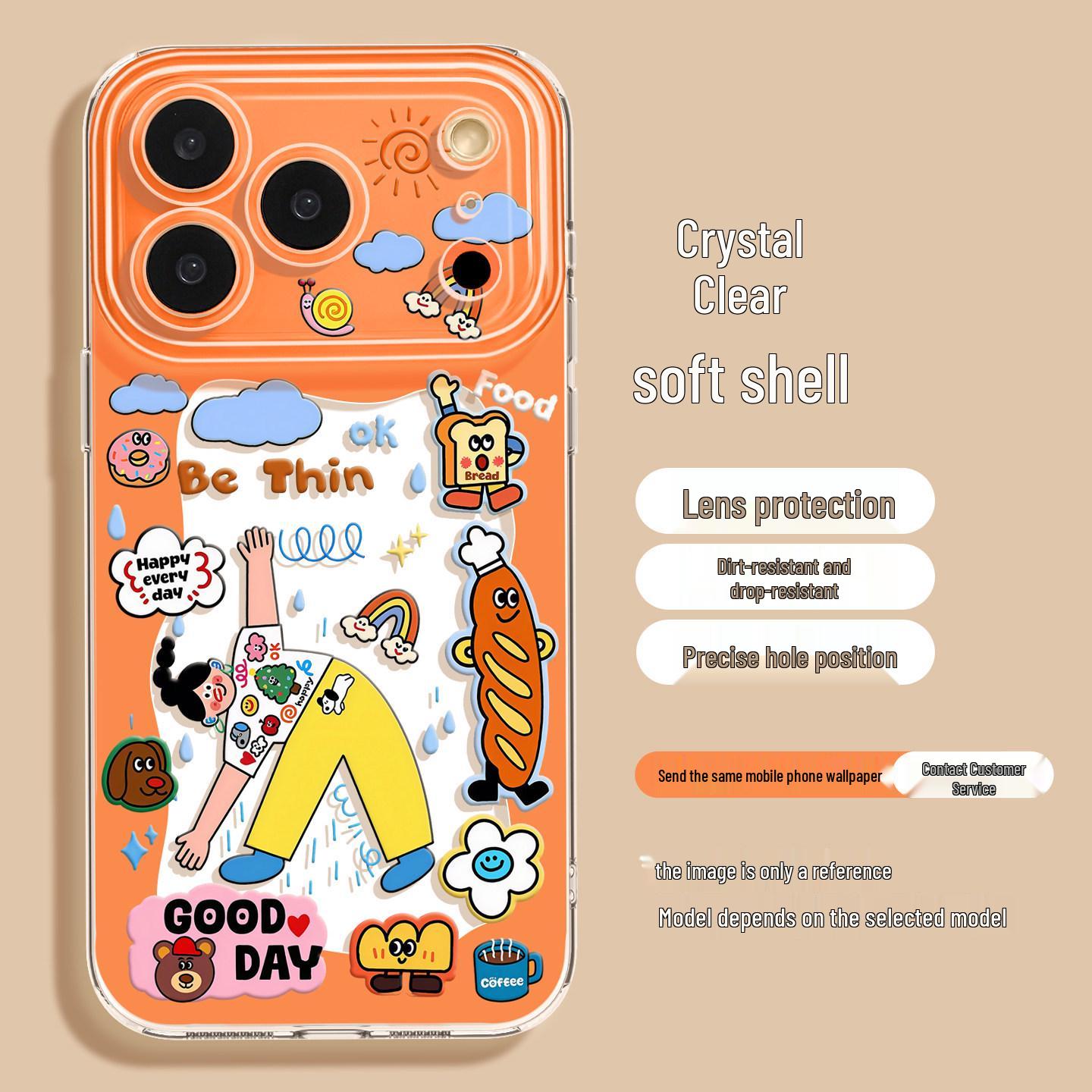 

Dopamine Silicone Phone Case for iPhone 17, 16 Promax, 15/14, 13 - Hot Selling Soft Cover for Women iPhone 17 Air