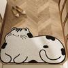 Door Anti-fouling Mat Cute Cartoon Pet Silk Ring Can Be Cut Door Anti-fouling Mat Porch Scraping Mud Dust