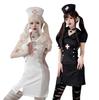 Cedar Eight Women's Halloween Nurse Costume Set, 3-Piece Set (White, Size M)