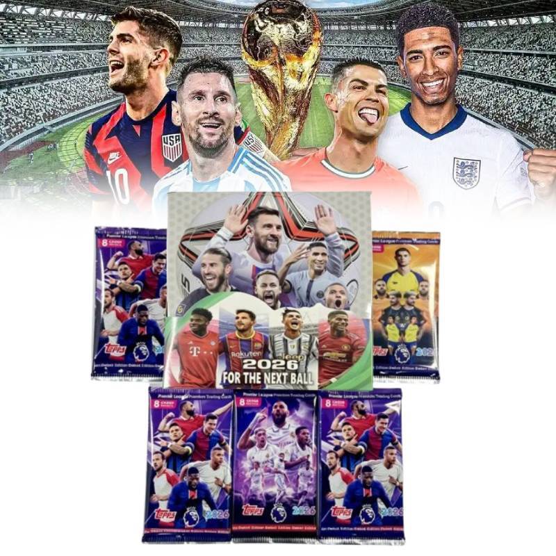 Global Football Cup World Soccer Stars Blind Box With Educational Cards For Kids