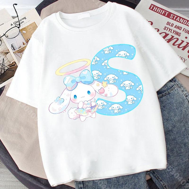 Mickey Mouse Child Birthday Clothes Girl Boy Number T Shirt Cartoon Print Kids Tee Baby Top Summer Infant Cute Short Sleeve Gift