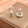 No Piercing Ear Clip Ear Hoop Earrings New Irregular Metal Earrings for Women