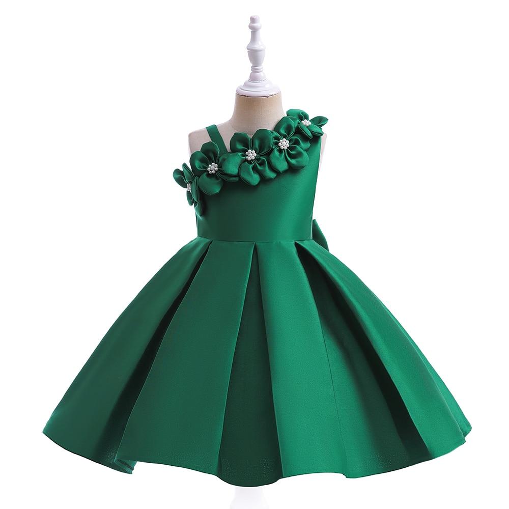 Buy 2023 Summer Flower Party Dresses Kids Dress For Girls Elegant