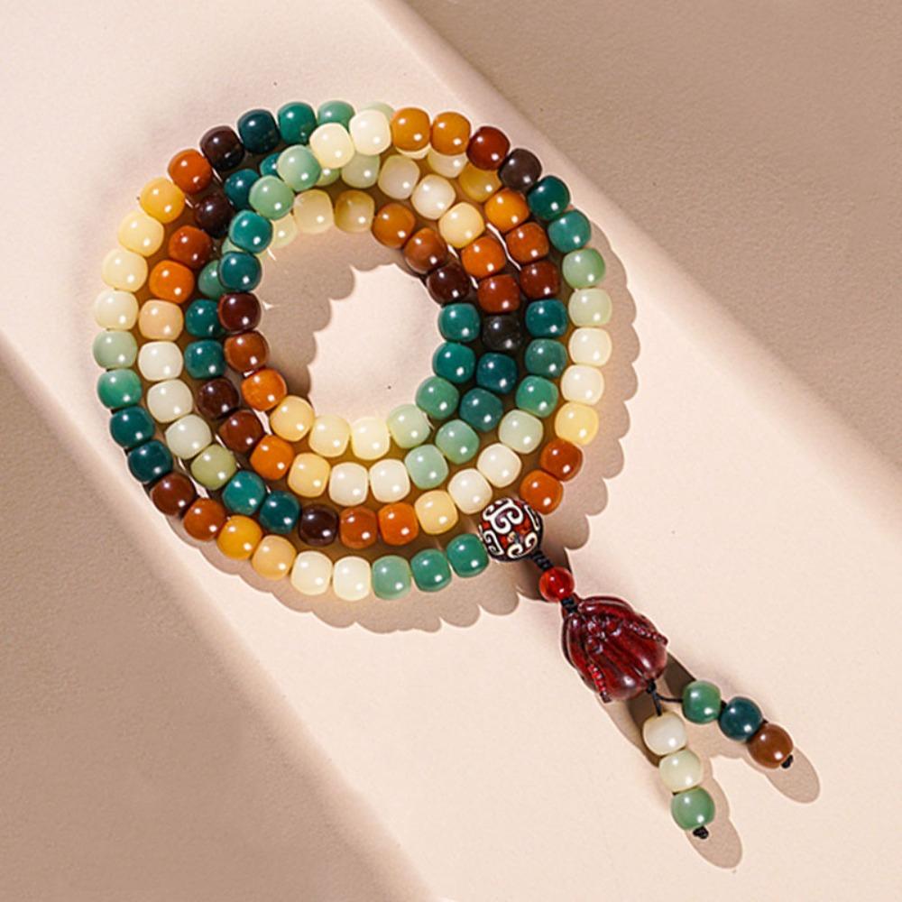 Jewelry Dunhuang Bodhi Bracelet Colorful Beaded Handheld Necklace Rosary Beads Bracelets Gifts
